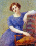 Hippolyte Petitjean - Young Woman in an Armchair